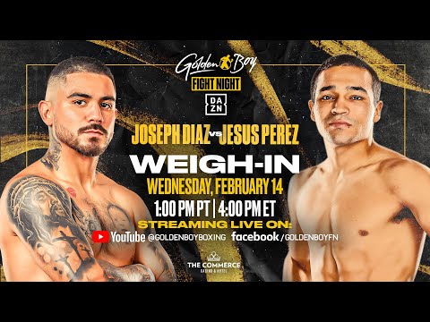 Golden boy fight night: weigh-in