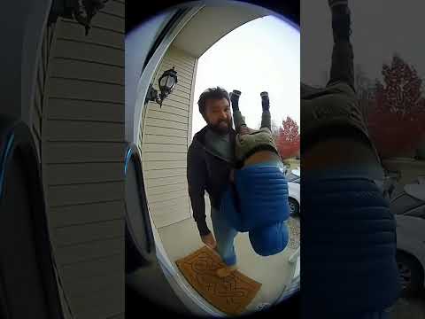 Angry Neighbor Returns Kid! #doorbell #funny