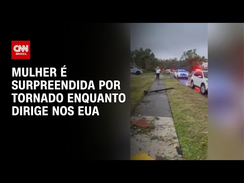 ​Mulher é surpreendida por tornado enquanto dirige nos EUA | CNN BRASIL