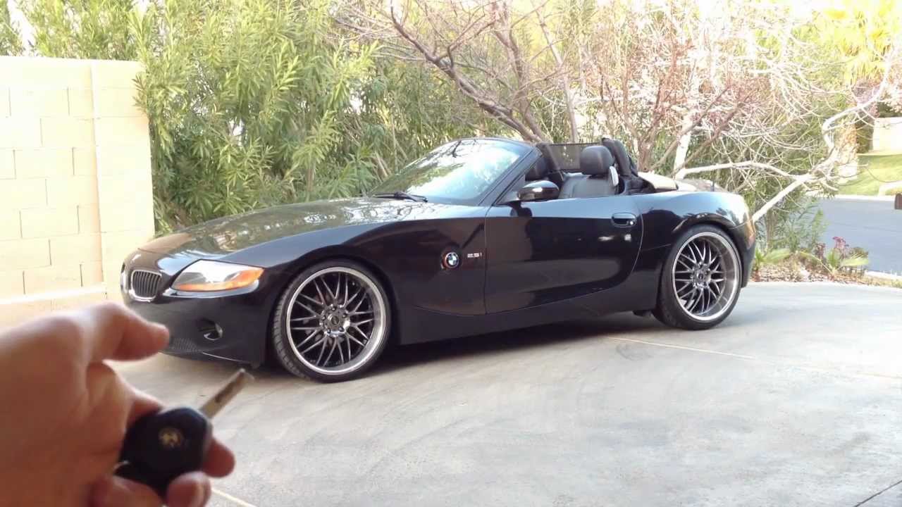 Bmw z4 convertible top operation #7