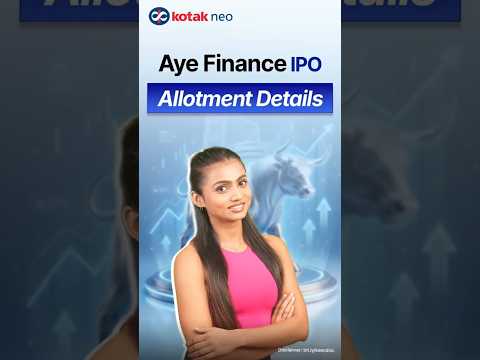 Aye Finance IPO Allotment Update | Subscription Status (0.97x)
