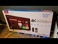 TCL 4K TV 55S403 Unboxing