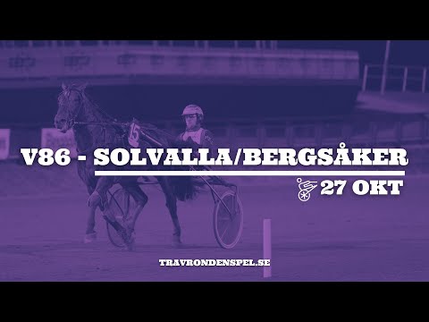 V86 tips Solvalla/Bergsåker | Tre S - Går ut hårt i kvällens jackpotomgång