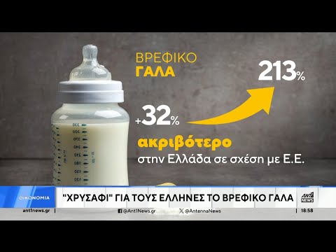 Βρεφικό γάλα: «Χρυσάφι» το πληρώνουν οι Έλληνες