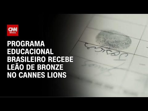 ​Iniciativa brasileira ganha Leão de Bronze no Cannes Lions | CNN PRIME TIME