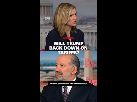 Will Trump back down on tariffs?