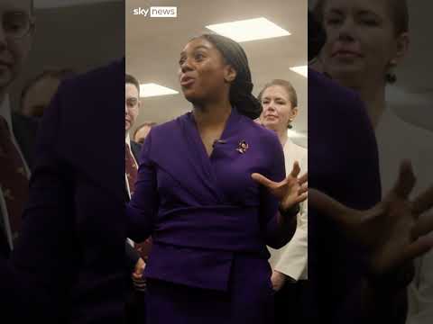 Kemi Badenoch arrives at Conservative HQ