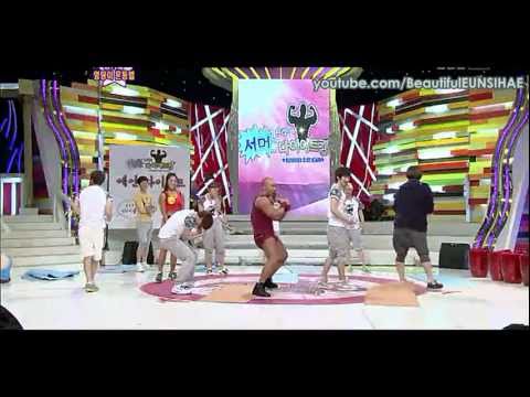 Super Junior funny sexy exercise + Shy Kyuhyun