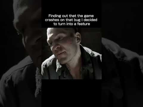 Not a big fan on the saying: "its not a bug, its a feature" #gamedevelopment #memes