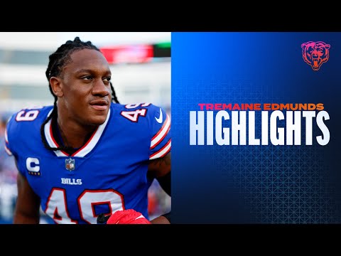 Tremaine Edmunds' top career plays | Highlights | Chicago Bears video clip
