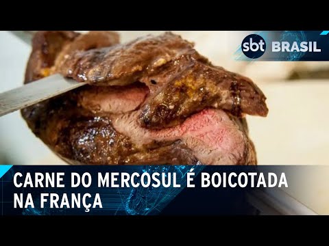 Carne do Mercosul não será mais vendida na França | SBT Brasil (20/11/24)