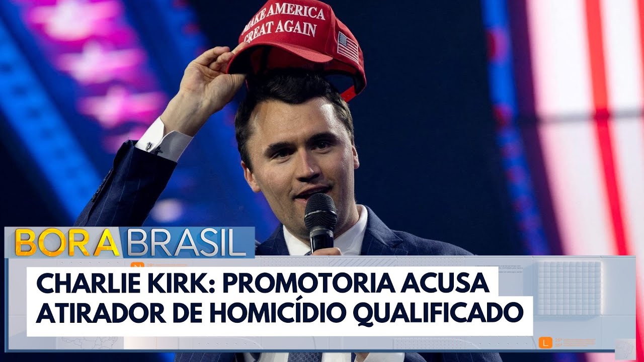 Caso Charlie Kirk promotoria acusa atirador de homicídio qualificado