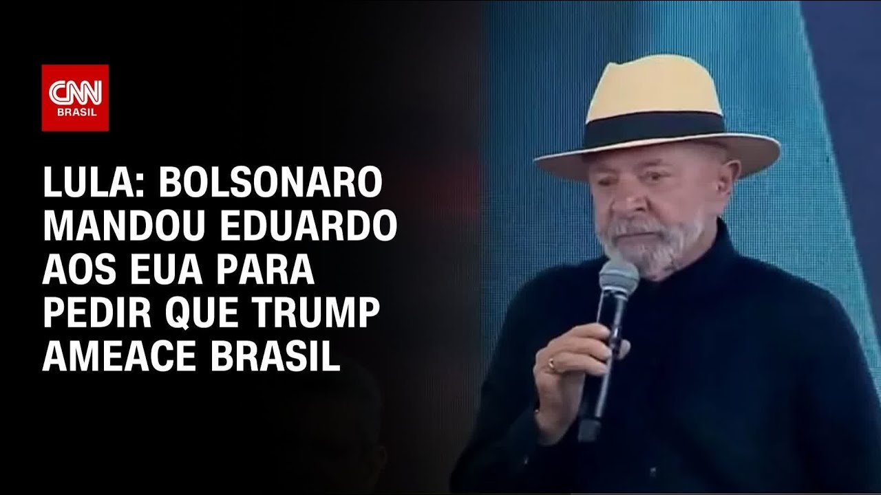 Lula diz que Bolsonaro mandou Eduardo aos EUA para pedir que Trump ameace Brasil | BASTIDORES CNN