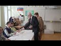 Slovak presidential candidate Ivan Korčok votes in 2nd round elections - 01:01 min - News - Video