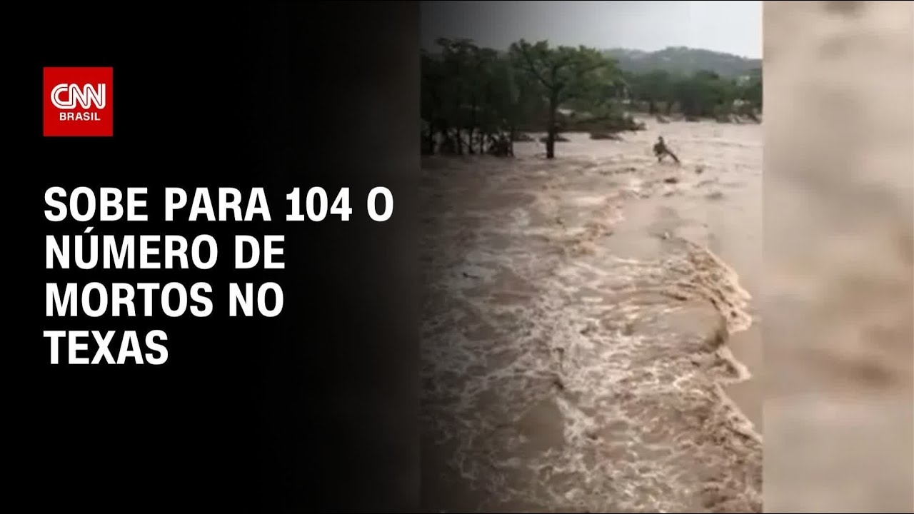 Número de mortos em enchentes no Texas sobe para 104 há 24 desaparecidos | CNN PRIME TIME
