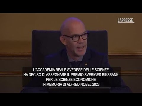 Premio Nobel per l'Economia a Claudia Goldin: il video dell'annuncio