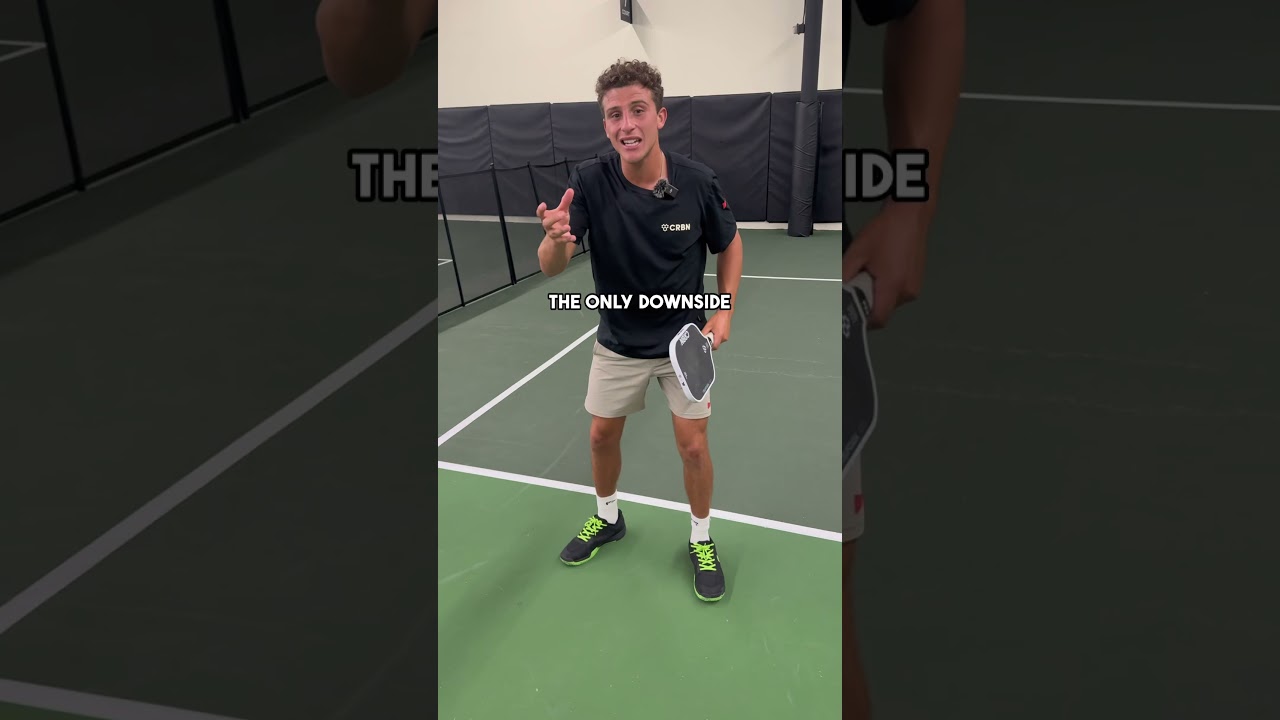 How to hit a two handed topspin dink! #pickleballtips #pickleball #pickleballstrategy