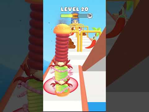 Burger Stack Amazing Game (っ ᐛ )っ🍔🍟 #shorts #game #max #trending #gameplay