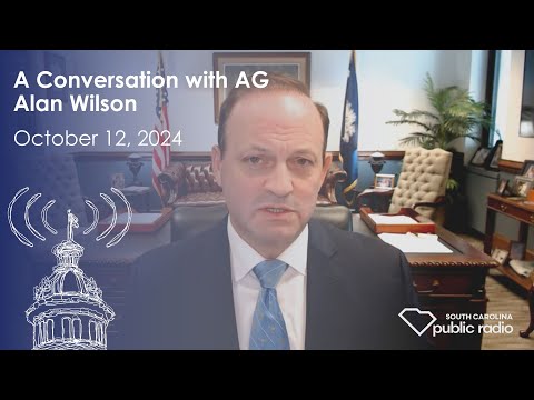 screenshot of youtube video titled A Conversation with AG Alan Wilson | South Carolina Lede