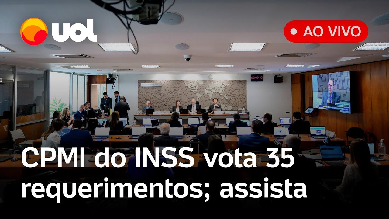CPMI do INSS ao vivo comissão discute e vota requerimentos de ex ministros e mais acompanhe