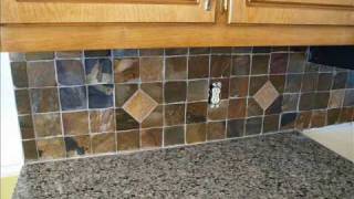 Slate Backsplash Installation You, Slate Backsplash Tiles For Kitchen
