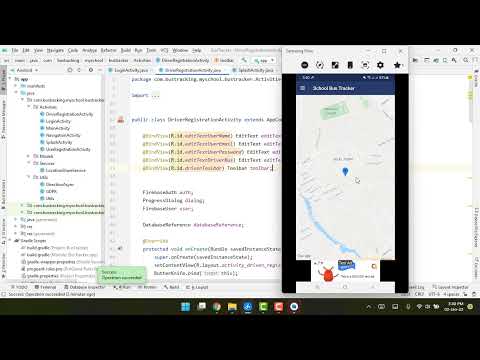 Android College Projects (Project 02) School Bus Tracker