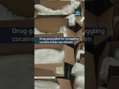 Drug gang jailed for smuggling cocaine inside raw chicken | ITV News