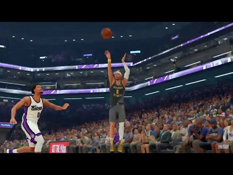 NBA 2K25 - My CAREER - 76 PTS, 16 3's - COURTSIDE NBA HIGHLIGHTS - WARRIORS vs KINGS |DJ DIXON PG#11