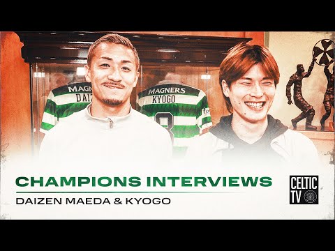 Daizen Maeda & Kyogo On the Match | Kilmarnock 0-5 Celtic | CELTIC ARE CHAMPIONS OF SCOTLAND! 🏆🍀