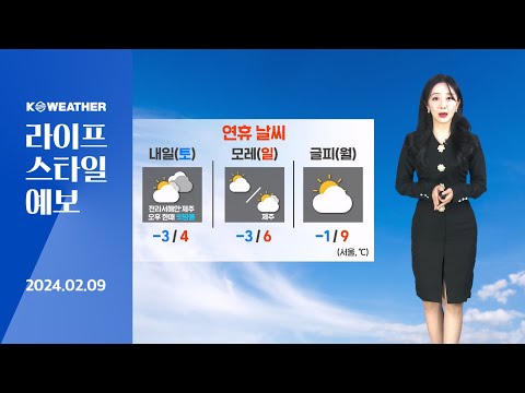 [날씨] 2월9일_내일(토) 고농도 미세먼지 주의…아침 영하권 추위