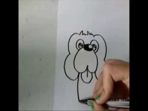Muziek Grappige dieren tekenen deel 2 (hond en poes) - YouTube