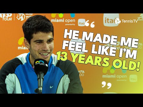 Carlos Alcaraz & Grigor Dimitrov React To Their 2024 Miami Quarter-Final