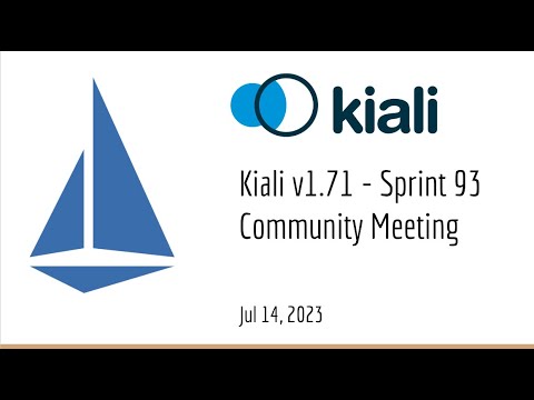 Thumbnail for Kiali Sprint 93 Demo [v1.71] - Service mesh management for Istio