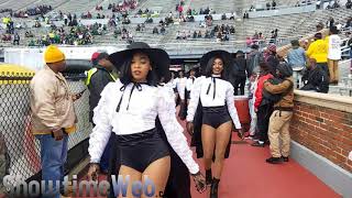 Alabama State Stingettes Marching In - Magic City Classic