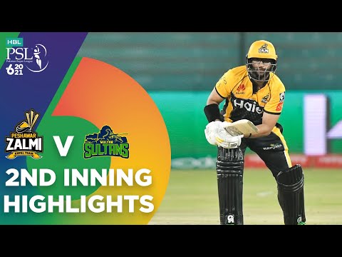 2nd Inning Highlights | Peshawar Zalmi vs Multan Sultans | Match 5 | HBL PSL 6 | MG2T