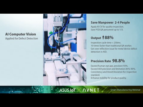 ASUS IoTx Avnet Smart Manufacturing Webinar