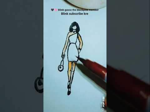 🖤 🩷 blink gusse the blackpink member subscribe for more dress#blackpin#art  #blackpinktheshow