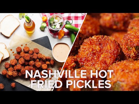Nashville Hot Fried Pickles