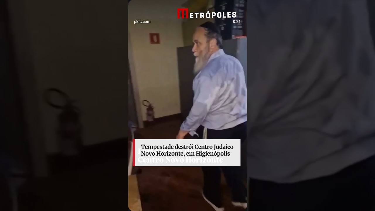 Tempestade destrói Centro Judaico Novo Horizonte em Higienópolis