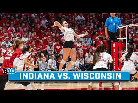 Indiana at Wisconsin | Big Ten Volleyball | Sept 24, 2023 | B1G+ Encore