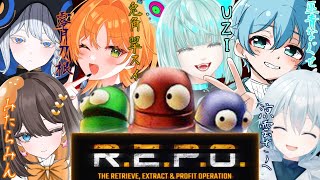 【R.E.P.O.】大人気ホラーゲームR.E.P.O.に挑戦！Vtuber6人で隠れて！戦って！運んでお宝探し✨！！【なぐせ視点】 ＃REP