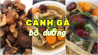 Canh gà nấm hương táo đỏ tàu hủ ki thanh mát và bổ dưỡng, ăn bún, cơm hay bánh mì đều ngon #shorts