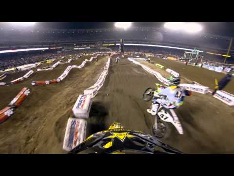 GoPro HD: Davi Millsaps Heat Lap 2013 Monster Energy Supercross Anaheim Opener 