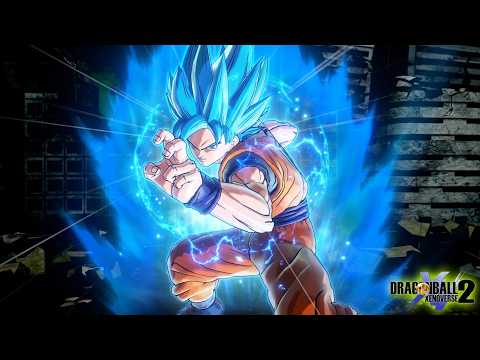 NEW Goku (Super Saiyan Blue) Animated Custom Skills - Dragon Ball Xenoverse 2