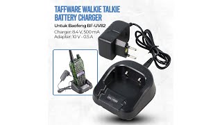 Pratinjau video produk Taffware Walkie Talkie Battery Charger for Baofeng Pofung BF-UV82 - CH-8