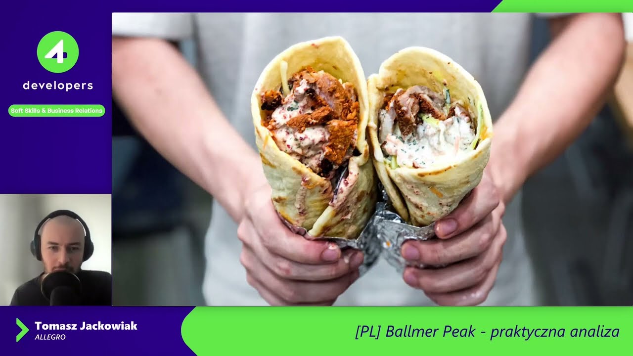 4Developers 2022: Ballmer Peak - praktyczna analiza — Tomasz Jackowiak