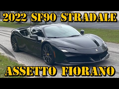 IN-DEPTH LOOK at 2022 Ferrari SF90 Stradale Assetto Fiorano + Test Drive - #TheBubbaArmy Vlog