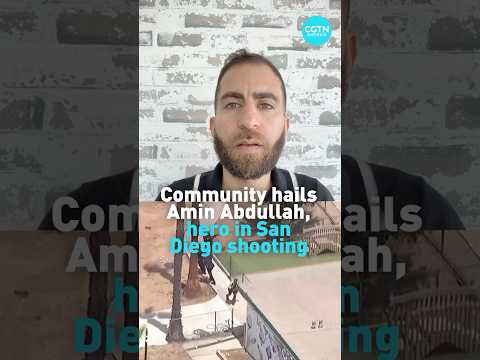 Community hails hero of San Diego shooting