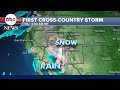 2 major storms set to sweep across the US