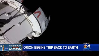 NASA’s Orion Capsule Begins Trip Back To Earth